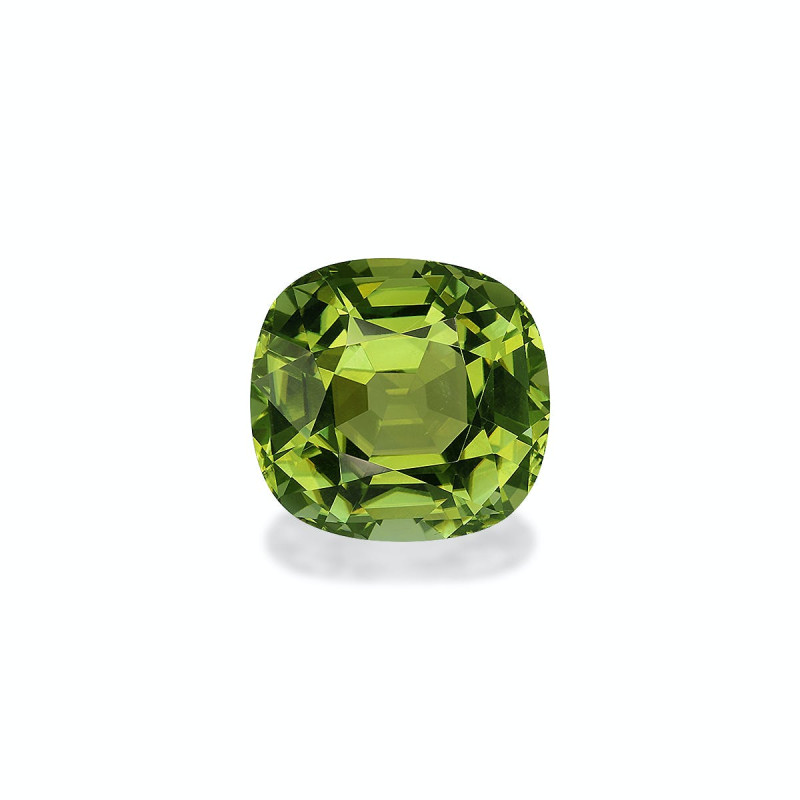 CUSHION-cut Green Tourmaline Pistachio Green 10.50 carats