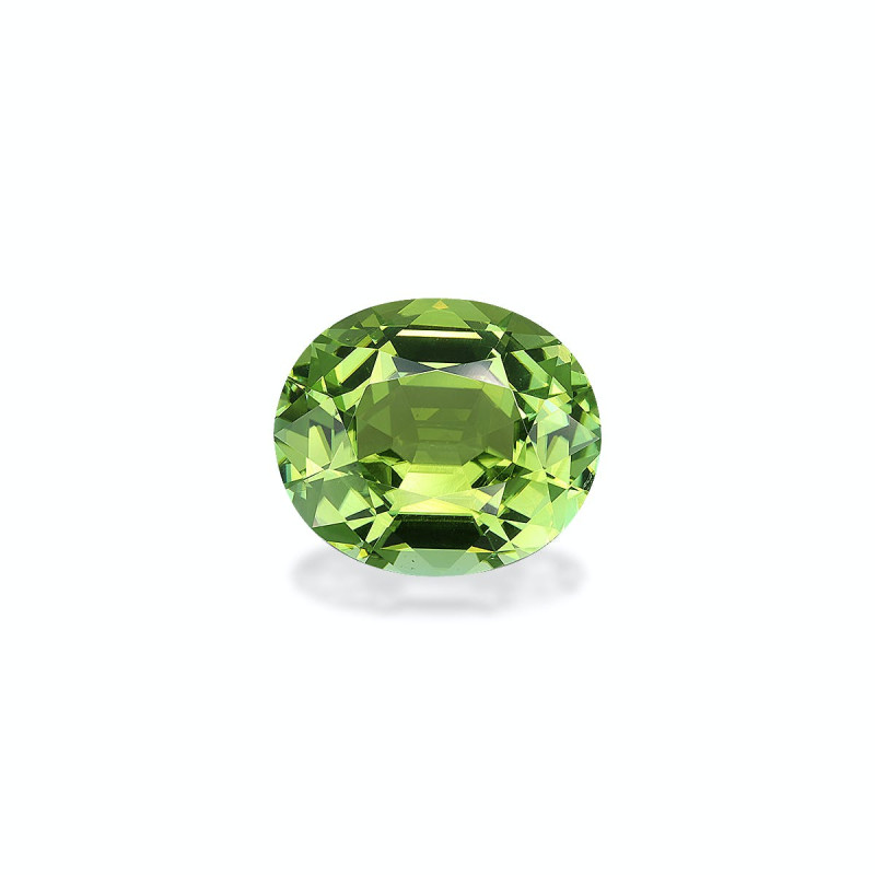 OVAL-cut Green Tourmaline Pistachio Green 8.94 carats