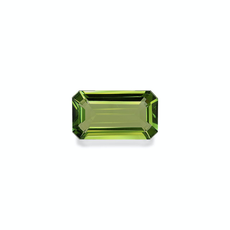 RECTANGULAR-cut Green Tourmaline Lime Green 7.55 carats