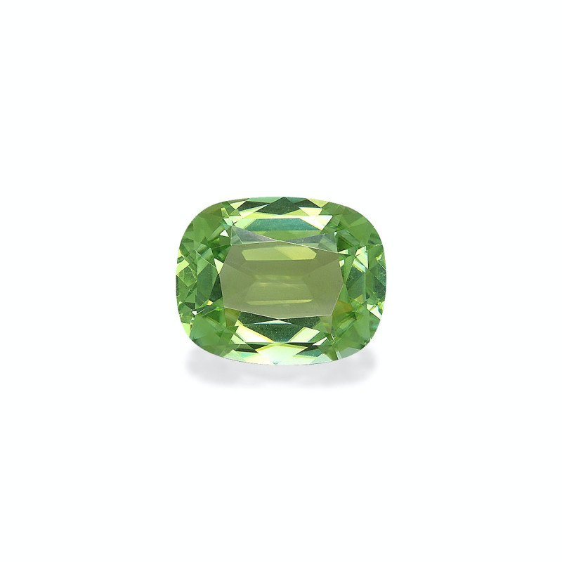 CUSHION-cut Green Tourmaline Lime Green 6.19 carats