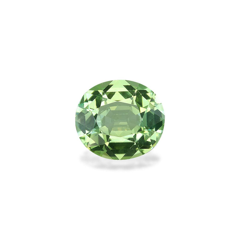 OVAL-cut Green Tourmaline Green 5.14 carats