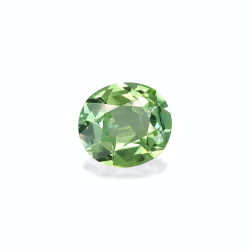 Ovale geslepen groene toermalijn van 5,14 karaat