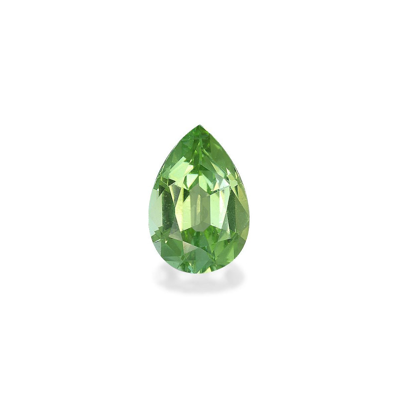 Tourmaline Verte taille Poire Lime Green 5.13 carats