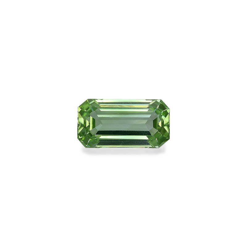 RECTANGULAR-cut Green Tourmaline  7.14 carats