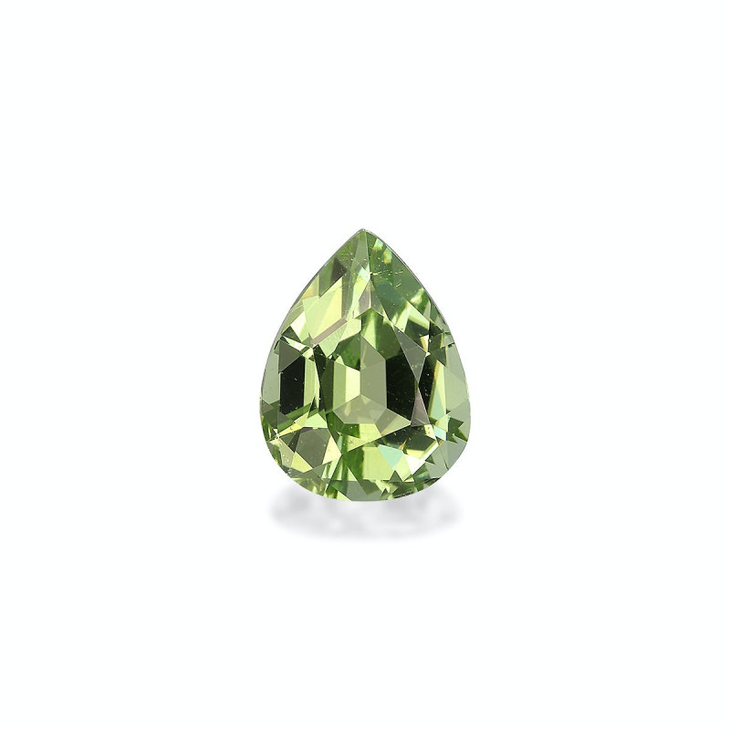 Pear-cut Green Tourmaline Green 3.77 carats