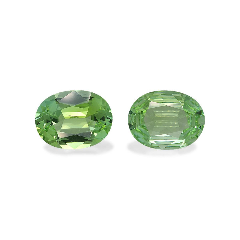 OVAL-cut Green Tourmaline Green 13.72 carats