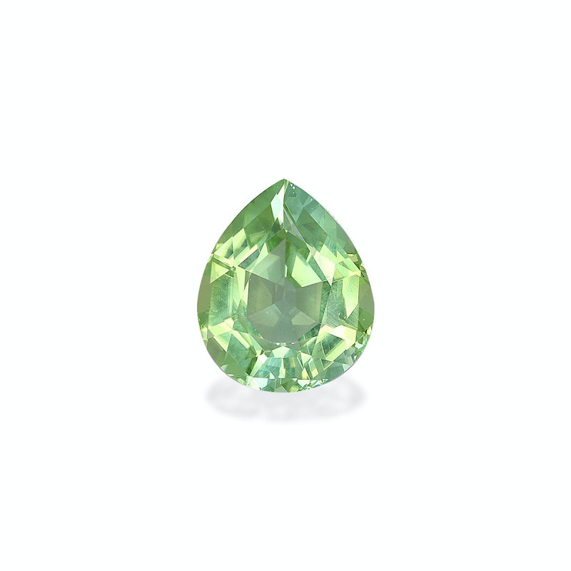 Pear-cut Green Tourmaline Seafoam Green 4.62 carats