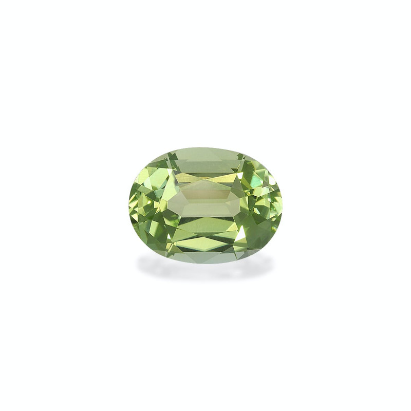 Tourmaline Verte taille OVALE Lime Green 2.99 carats