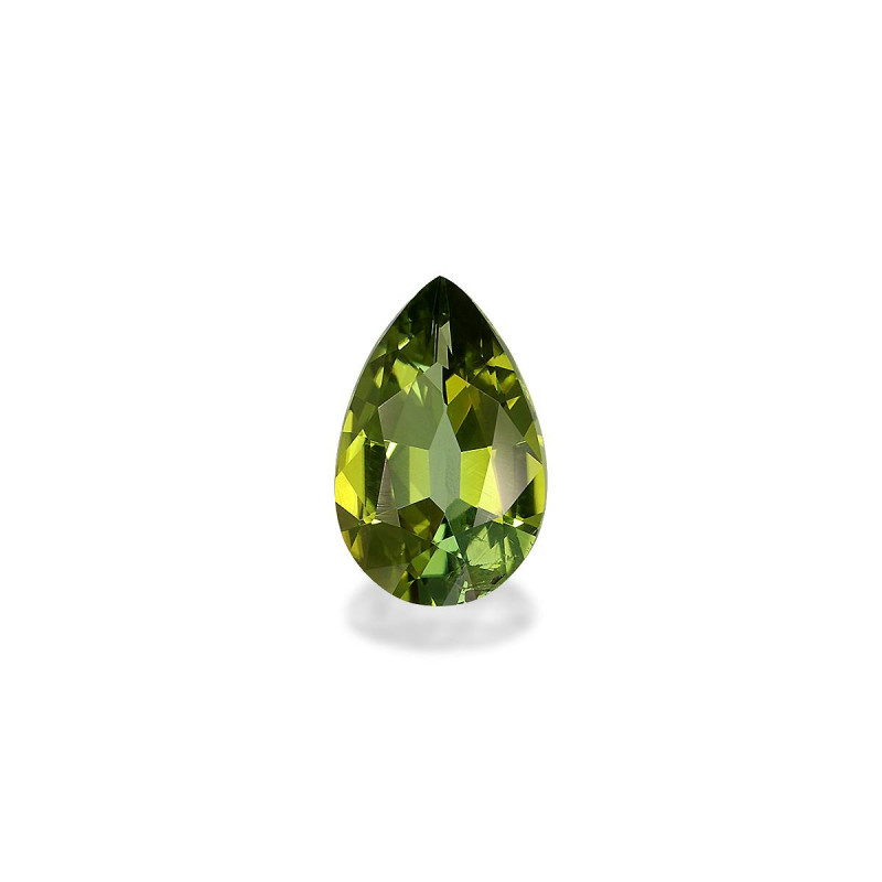 Pear-cut Green Tourmaline Forest Green 1.95 carats