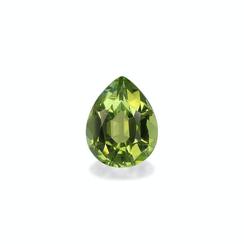 Pear-cut Green Tourmaline Lime Green 1.72 carats