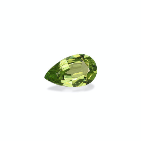 Pear-cut Green Tourmaline Lime Green 2.69 carats
