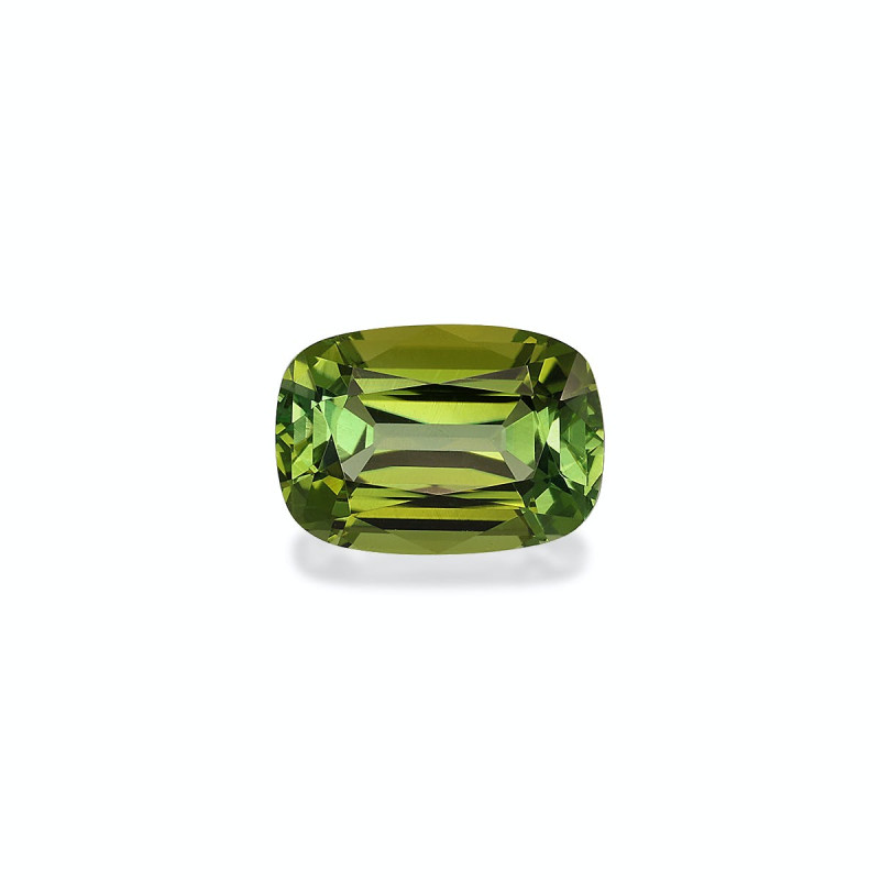 CUSHION-cut Green Tourmaline Lime Green 2.25 carats