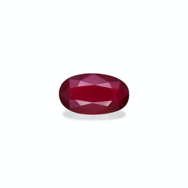 OVAL-cut Mozambique Ruby Red 4.10 carats