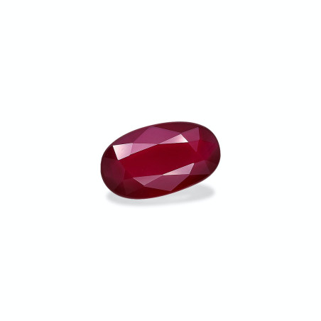 Rub&iacute;es de Mozambique taille OVALE Rojo 4.10 carats