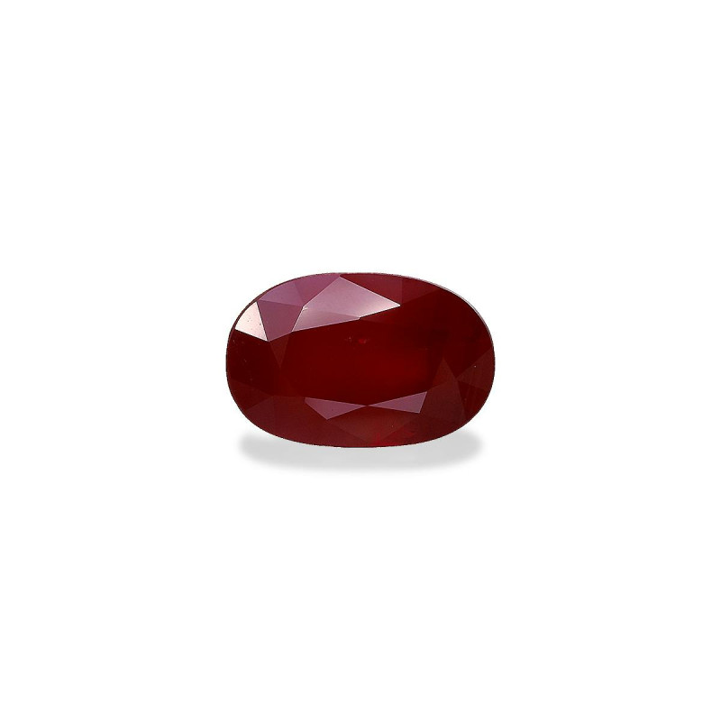 OVAL-cut Mozambique Ruby Red 4.04 carats