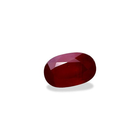 OVAL-cut Mozambique Ruby Red 4.04 carats