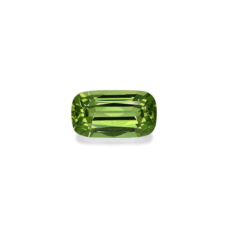 CUSHION-cut Peridot Lime Green 6.28 carats