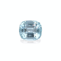 CUSHION-cut Aquamarine Sky...