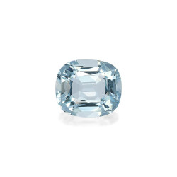 CUSHION-cut Aquamarine Sky...