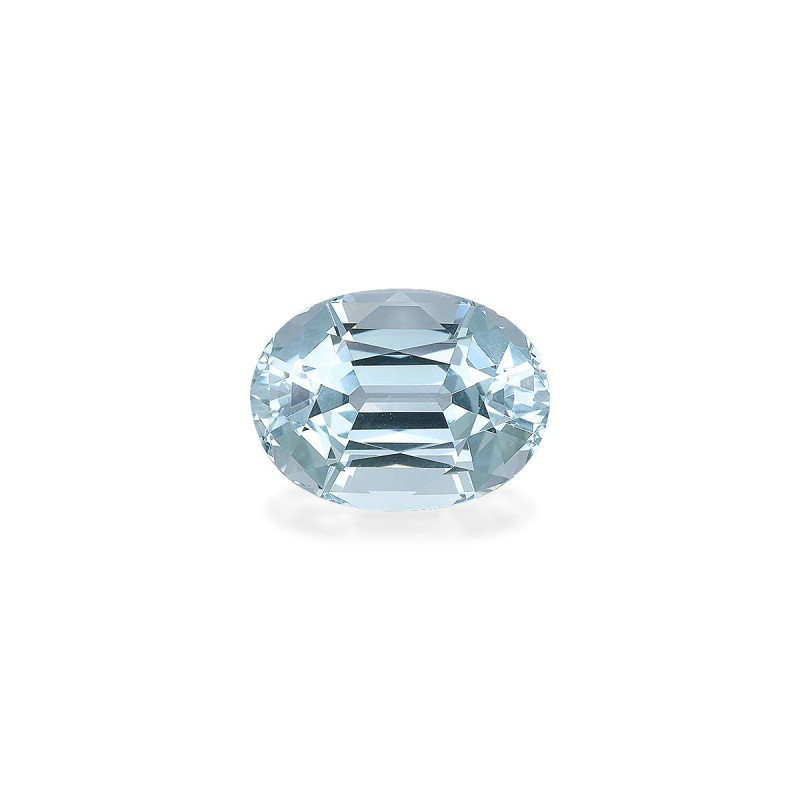 Aguamarina taille OVALE Bleu Ciel 12.04 carats