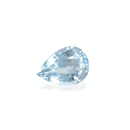 Aquamarin lengte Birne Baby blau 8.08 karaten