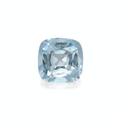 CUSHION-cut Aquamarine Sky...