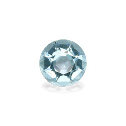 ROUND-cut Aquamarine Blue...