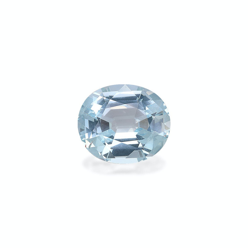 Aguamarina taille OVALE Bleu Ciel 7.49 carats