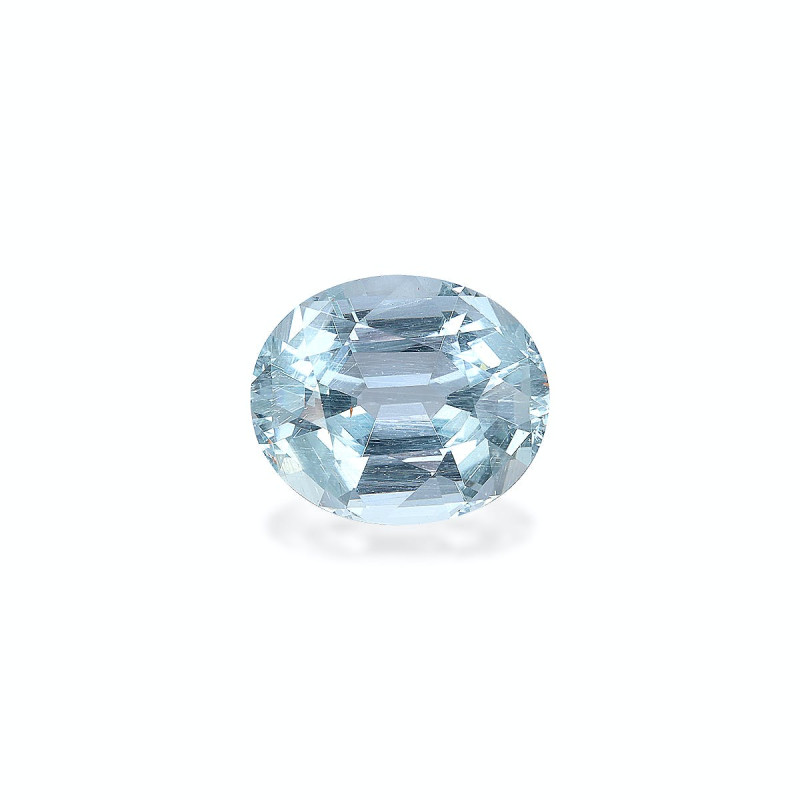 OVAL-cut Aquamarine Sky Blue 4.94 carats