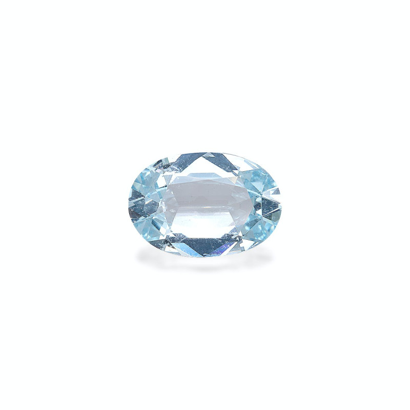 OVAL-cut Aquamarine Sky Blue 5.33 carats
