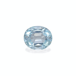 OVAL-cut Aquamarine Sky...