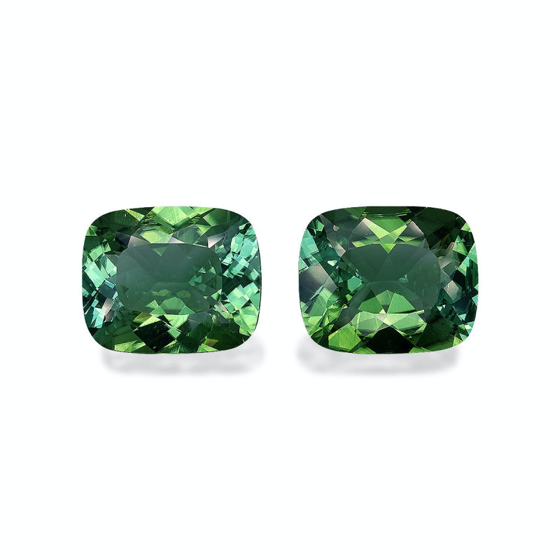 CUSHION-cut Paraiba Tourmaline Moss Green 32.08 carats