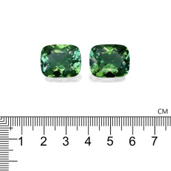 Tourmaline Paraiba kussen gesneden Moss Green 32.08 karaat