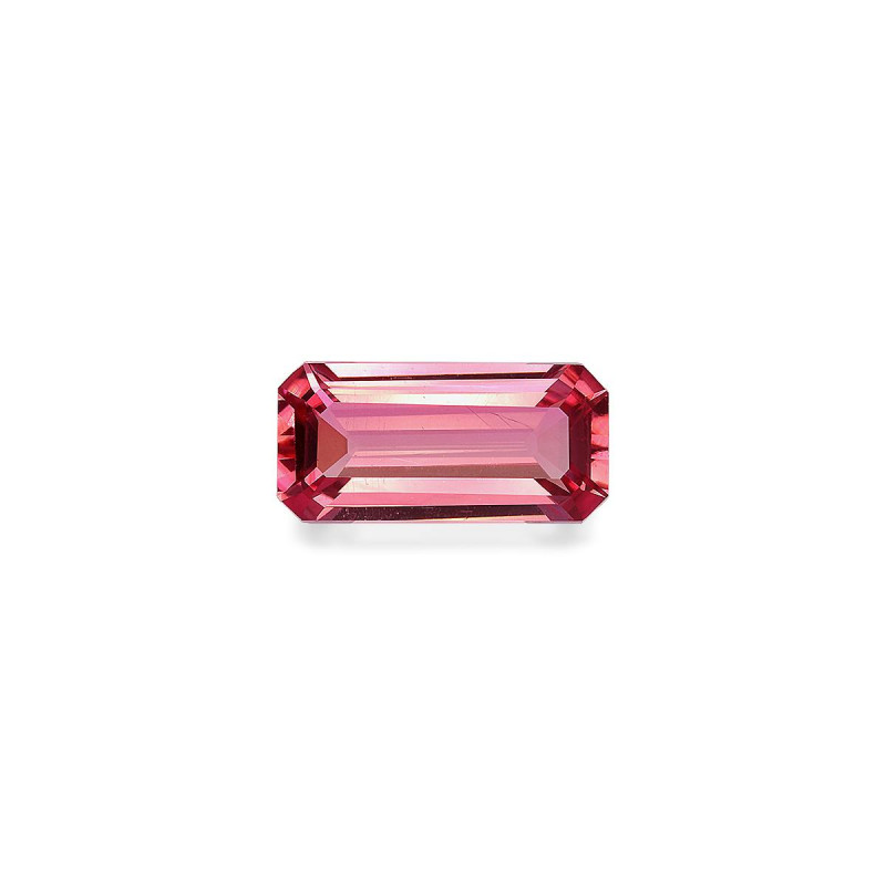 Tourmaline rose taille RECTANGULARE Fuscia Pink 3.95 carats