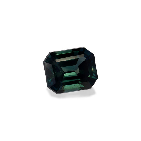teal sapphire taille RECTANGULARE Azul 0.93 carats