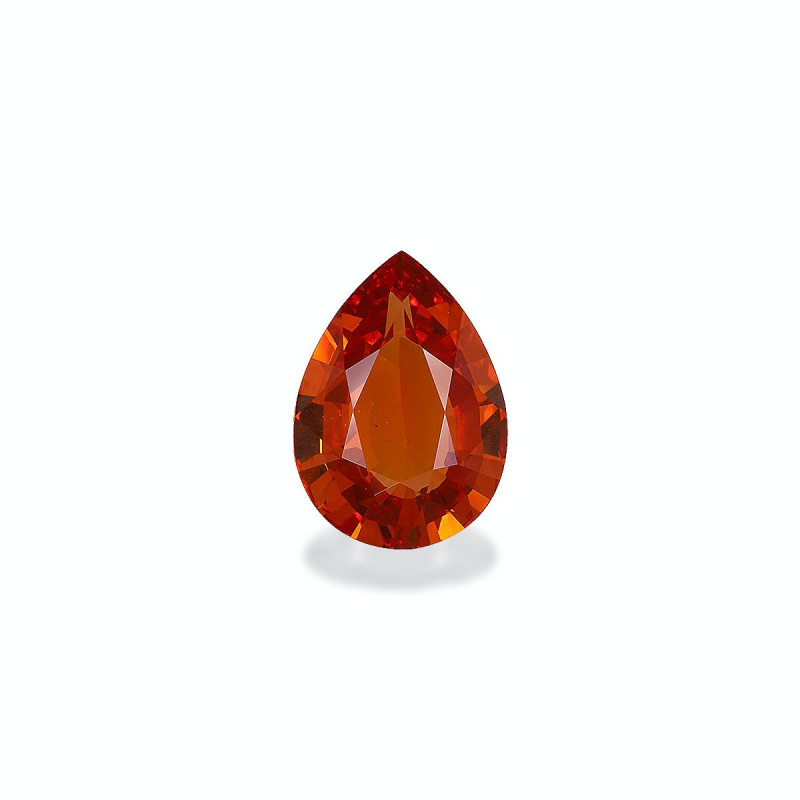 spessartite taille Poire Orange 7.34 carats