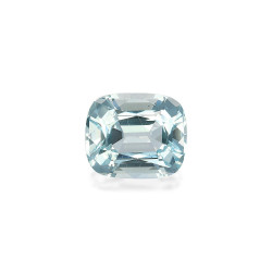 CUSHION-cut Aquamarine Sky...