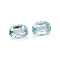 Ovaal geslepen Baby Blauwe Aquamarijn van 10,23 karaat