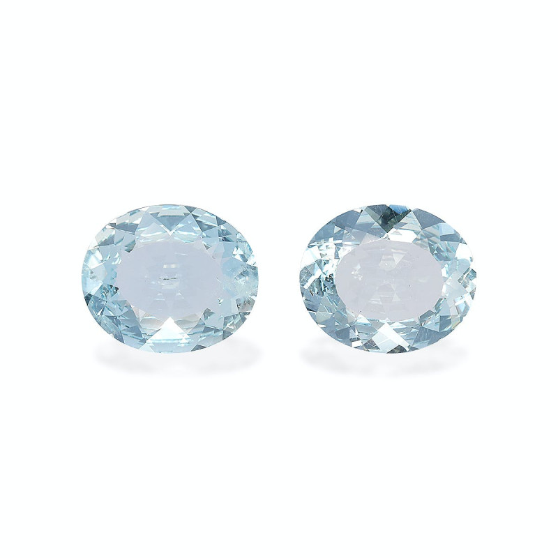 Aguamarina taille OVALE Baby Blue 8.78 carats