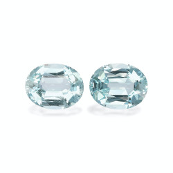 OVAL-cut Aquamarine Sky...