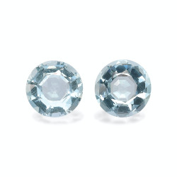 海蓝宝 taille 圆形 蓝天 8.99 carats