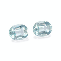 Ovaal geslepen Hemelsblauwe Aquamarijn van 8,60 karaat