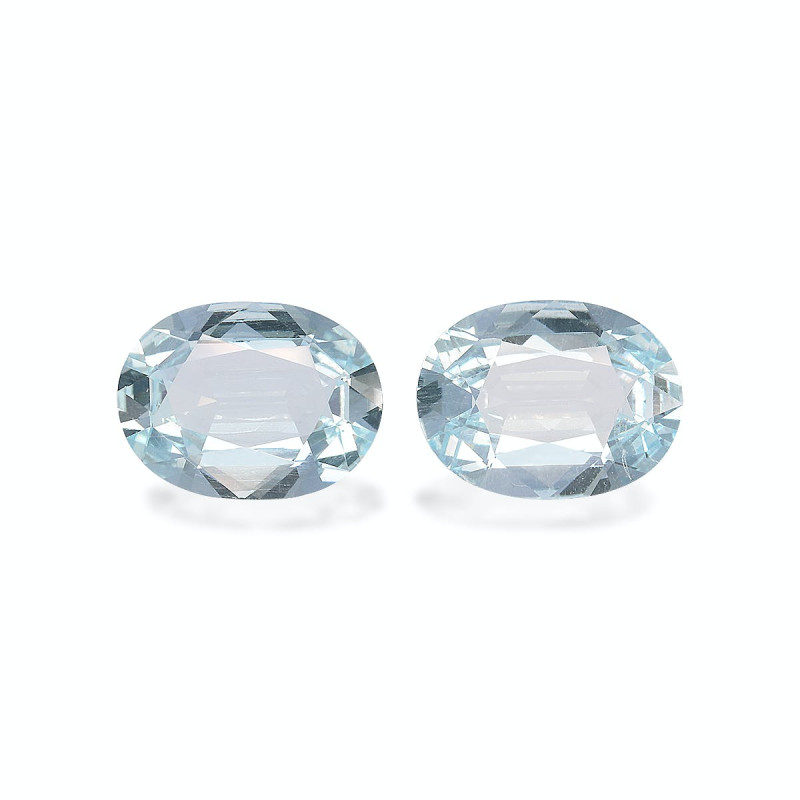 Aguamarina taille OVALE Baby Blue 8.13 carats
