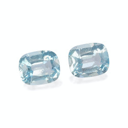 Kussen geslepen Baby Blauwe Aquamarijn van 7,40 karaat