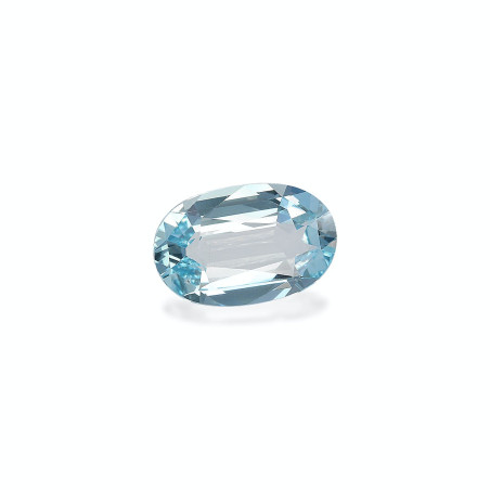 Aquamarin lengte OVAL Baby blau 4.03 karaten