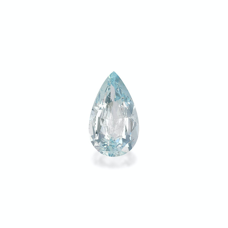 Aguamarina taille Poire Bleu Ciel 4.88 carats