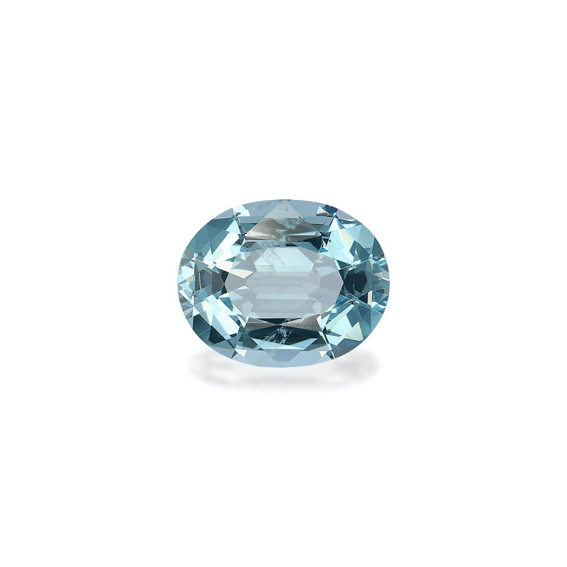 Aigue-Marine taille OVALE Baby Blue 3.63 carats