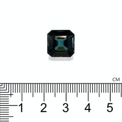 Tourmaline Bleue taille CARR&Eacute; Bleu 9.61 carats