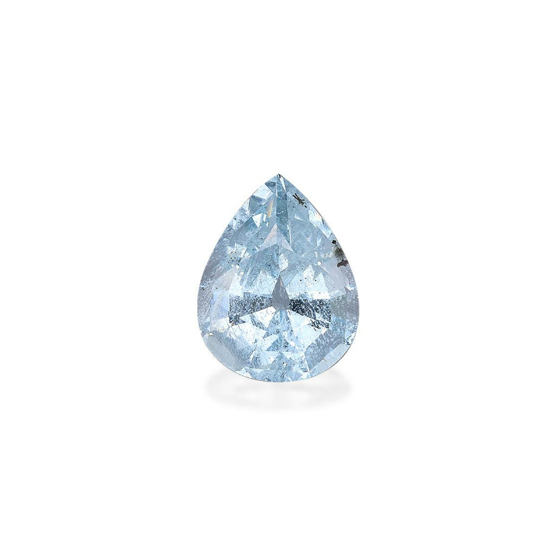 Pear-cut Aquamarine Baby Blue 5.79 carats