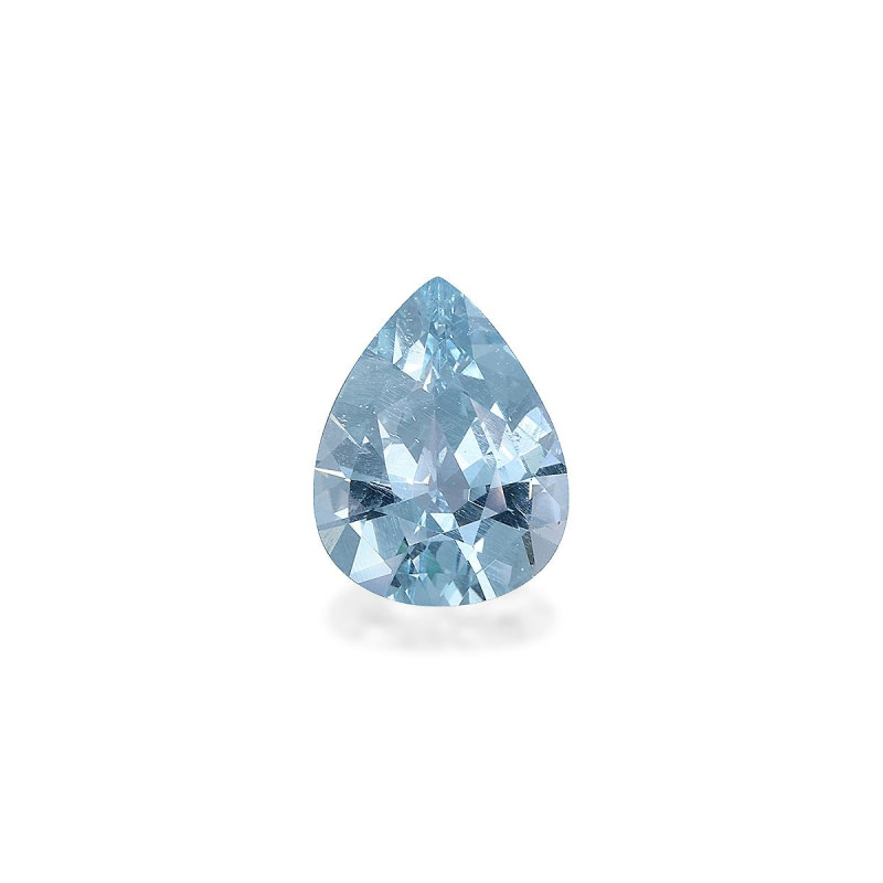Pear-cut Aquamarine Baby Blue 4.00 carats